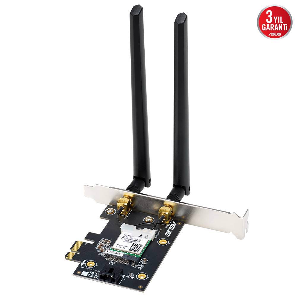ASUS PCE-AX1800 AX1800 Çift Bantlı PCI-E WiFi 6 Bluetooth WPA3 1800 Mbps WiFi Adaptör