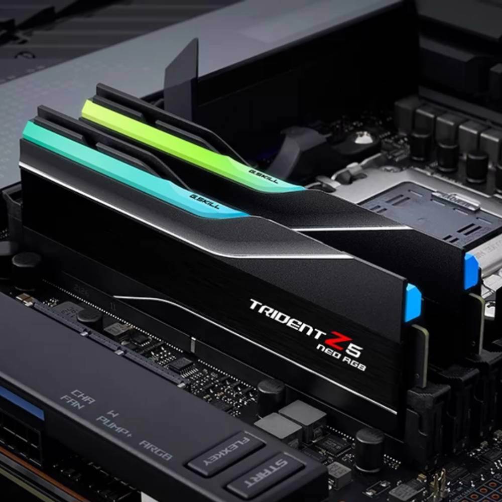 Trident Z5 Neo RGB 32Gb CL30 2枚(合計64GB) G.Skill 32GB(2x16) Trident Z5 Neo RGB EXPO 6400mhz CL30 DDR5 Ram