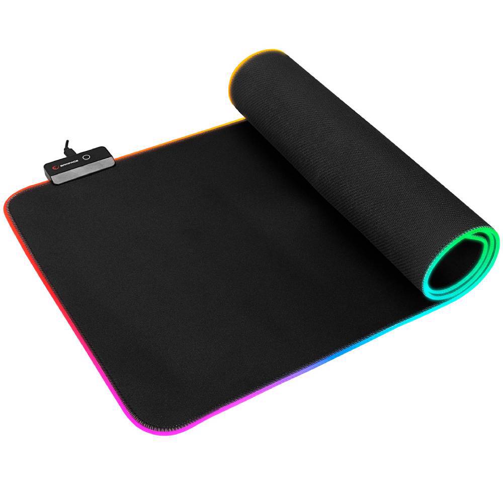 Rampage MP-24 BLITZ RGB XL Siyah RGB Ledli Gaming Mouse Pad