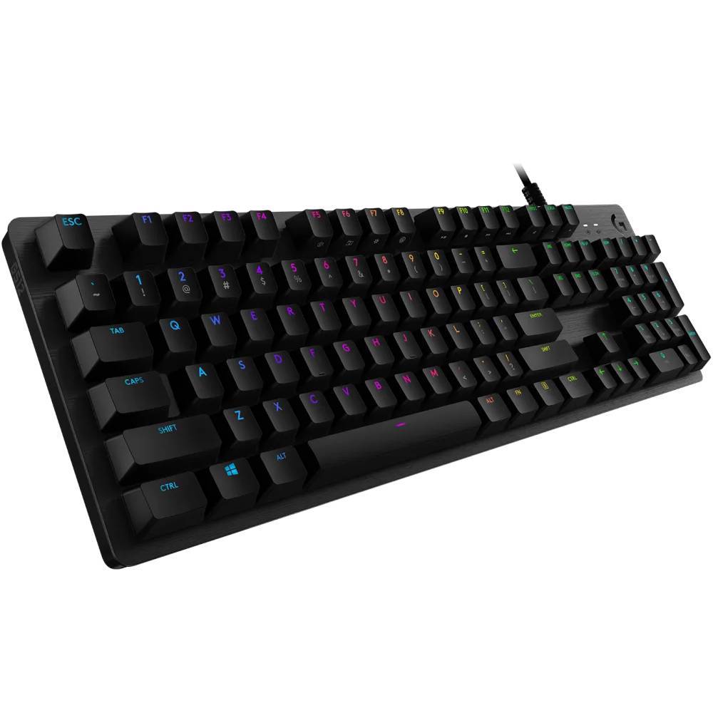 Logitech G512 LIGHTSYNC GX Blue Switch RGB Türkçe Siyah Mekanik Gaming Klavye