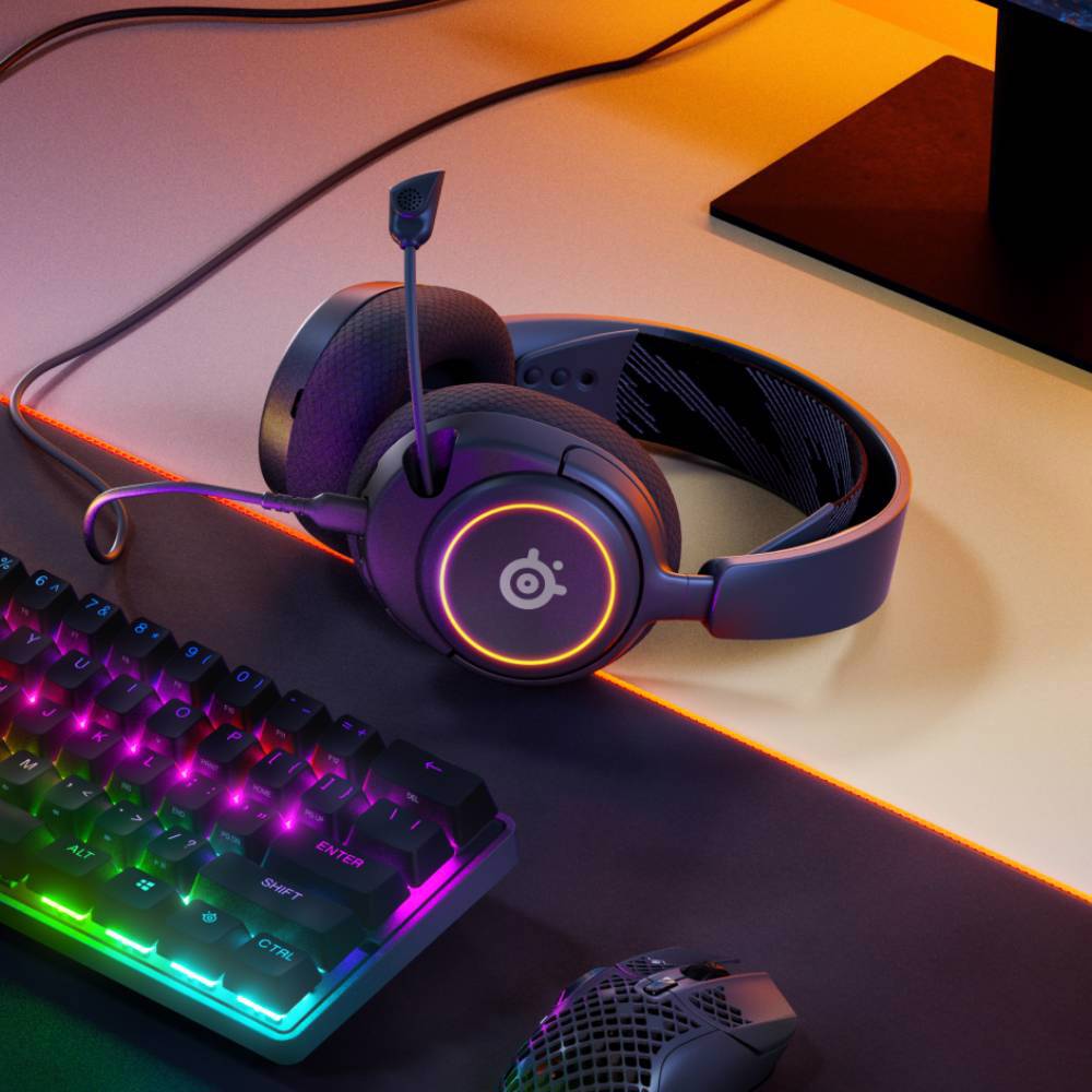 Steelseries Arctis Nova 3 RGB Kablolu Siyah Gaming Kulaklık