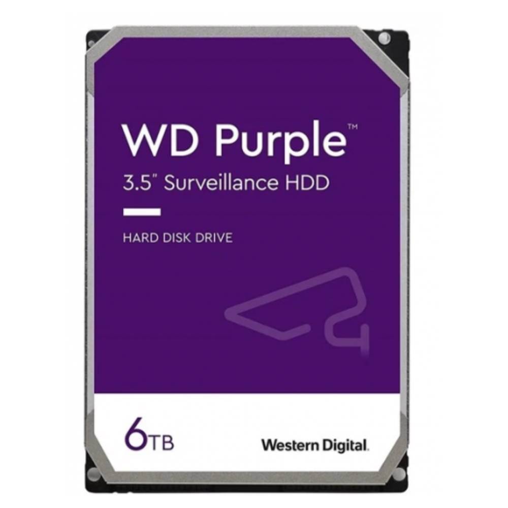 WD 6TB Purple 256MB 5400rpm 3.5" SATA Güvenlik Harddisk