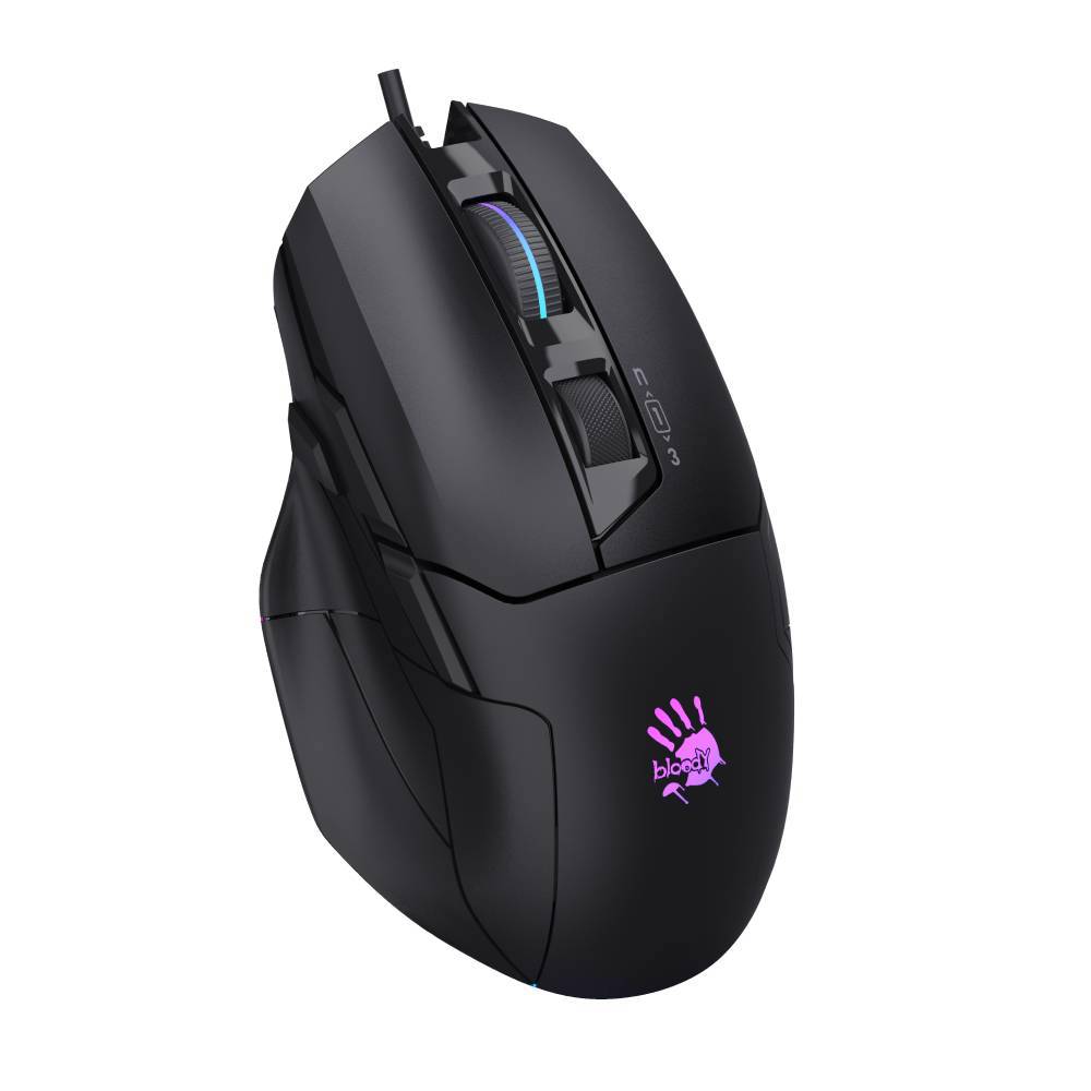 A4Tech Bloody W70 MAX 10000DPI Siyah Kablolu RGB Gaming Mouse