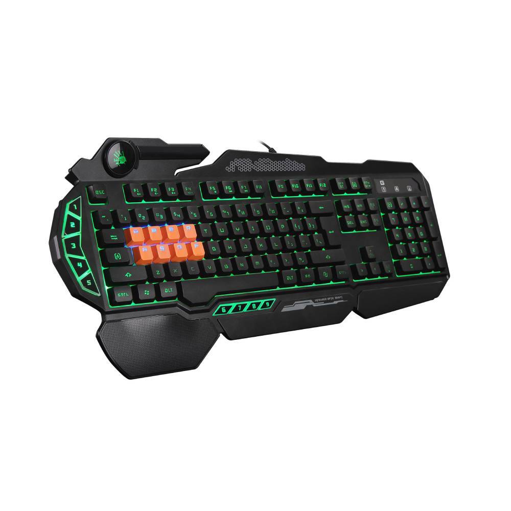 A4Tech Bloody B318 Q Optical Switch( Q,W,E,R,A,S,D,F) Neon Aydınlatmalı Mekanik Gaming Klavye