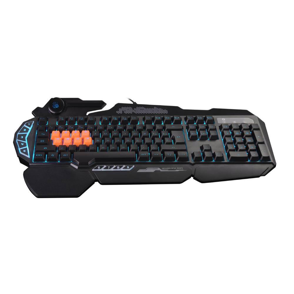 A4Tech Bloody B318 Q Optical Switch( Q,W,E,R,A,S,D,F) Neon Aydınlatmalı Mekanik Gaming Klavye