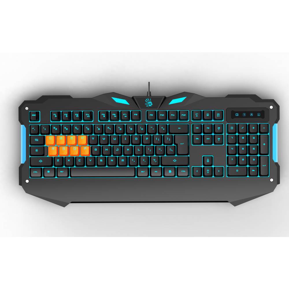A4Tech Bloody B328 Q Optical Switch( Q,W,E,R,A,S,D,F) Neon Aydınlatmalı Mekanik Gaming Klavye