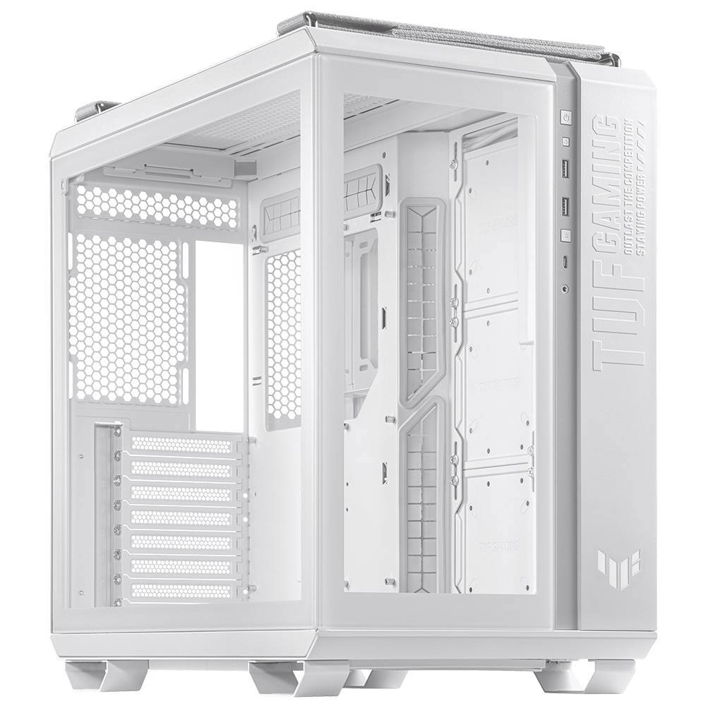 ASUS TUF GAMING GT502 Tempered Glass Beyaz USB 3.2 Mid Tower Kasa