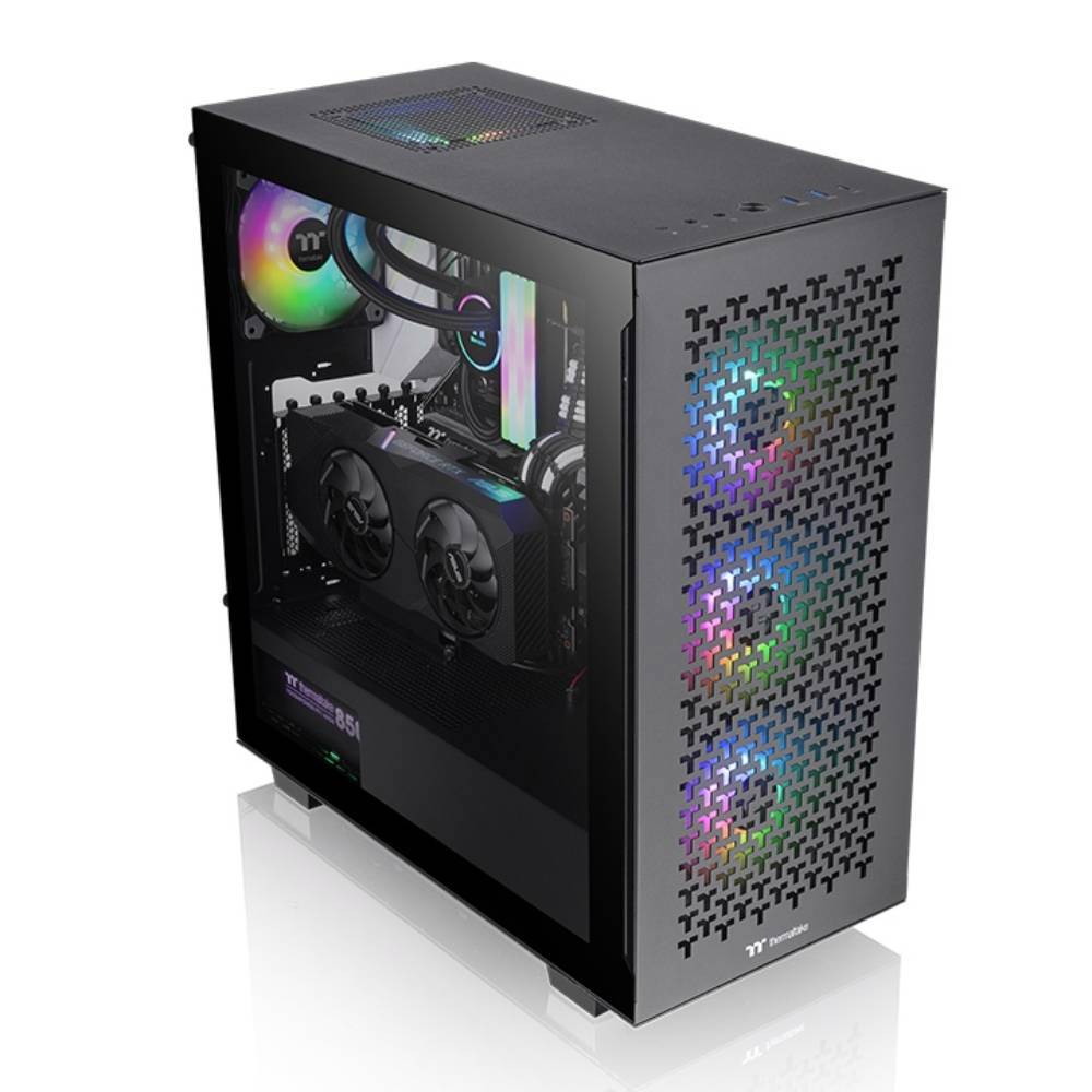 Thermaltake V350 TG ARGB AirFlow USB 3.2 ATX Mid Tower Kasa görsel 1