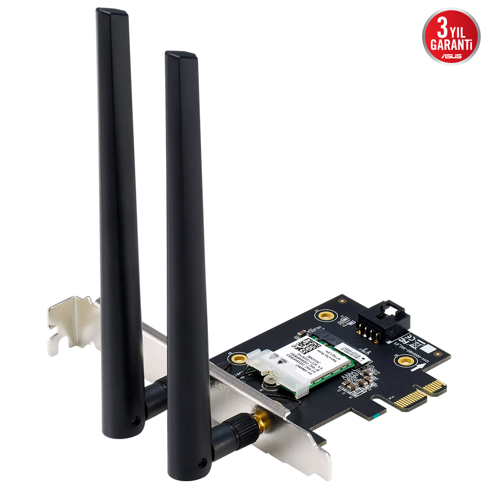 ASUS PCE-AXE5400 2 Harici Antenli WiFi 6E Bluetooth 5.2 OFDMA ve MU-MIMOP CI-E PCI-E Adaptörü
