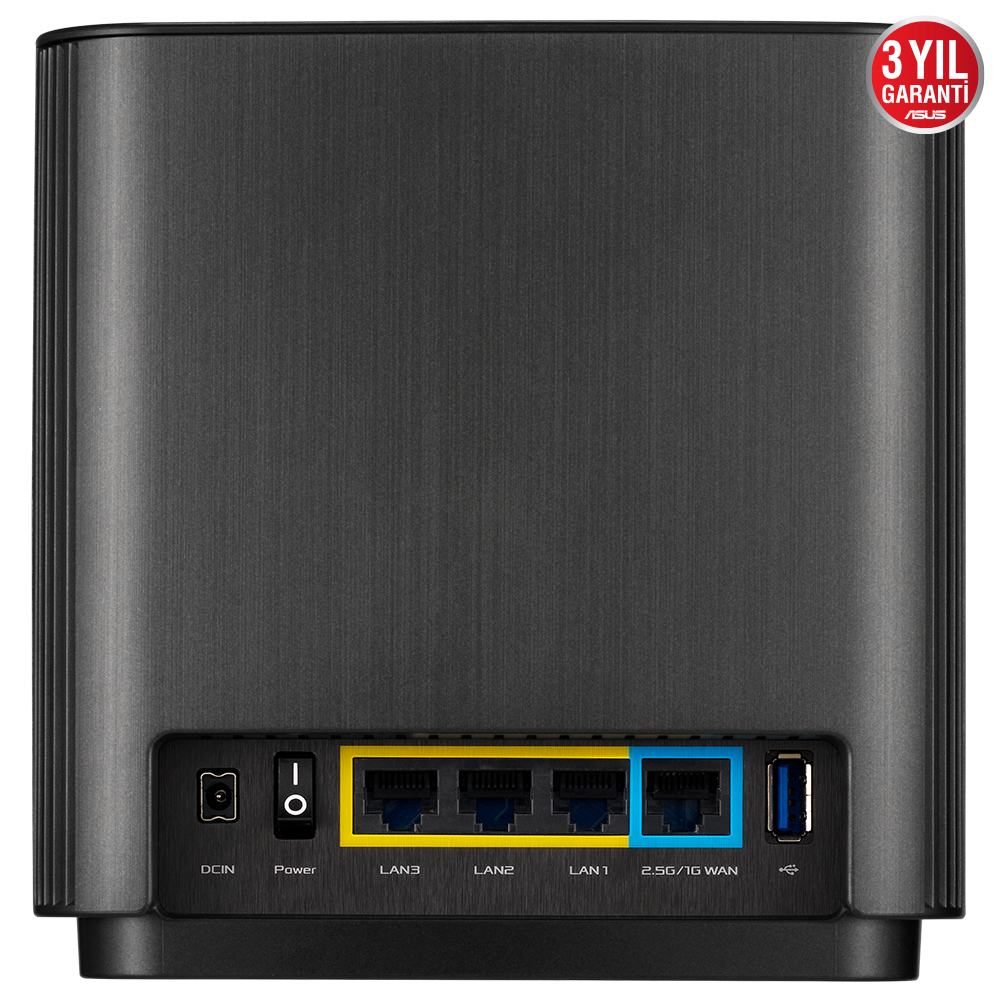 ASUS ZenWifi XT8 WIFI6 Gaming Ai Mesh AiProtectionPro Torrent Bulut DLNA Kablosuz Ağ Dağıtım Mesh Sistemi Tekli Paket