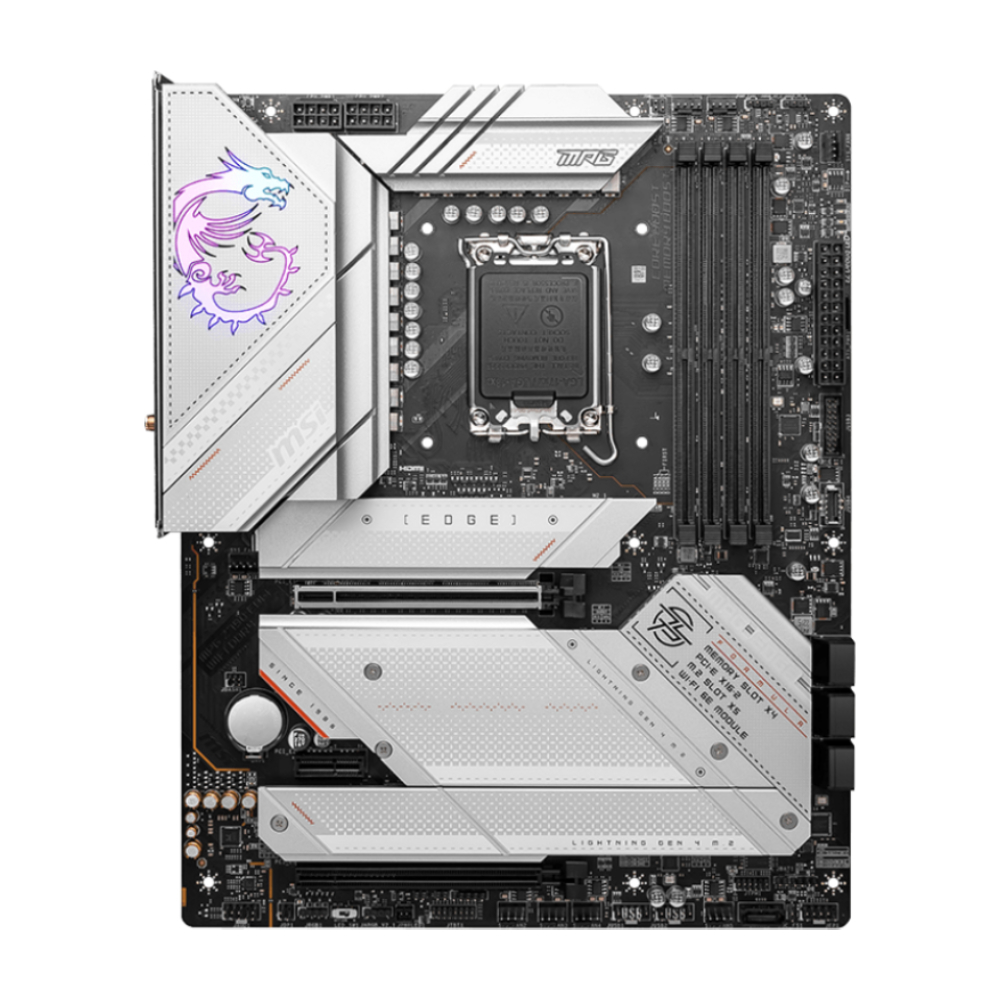 MSI MPG Z790 EDGE WIFI 5333MHz(OC) DDR4 Soket 1700 M.2 HDMI DP ATX Anakart