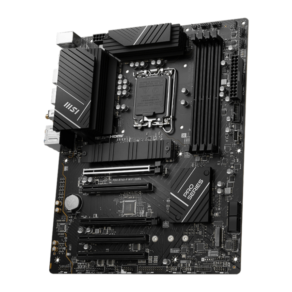 MSI PRO B760-P WIFI DDR4 5333MHz(OC) DDR4 Soket 1700 M.2 HDMI DP ATX Anakart
