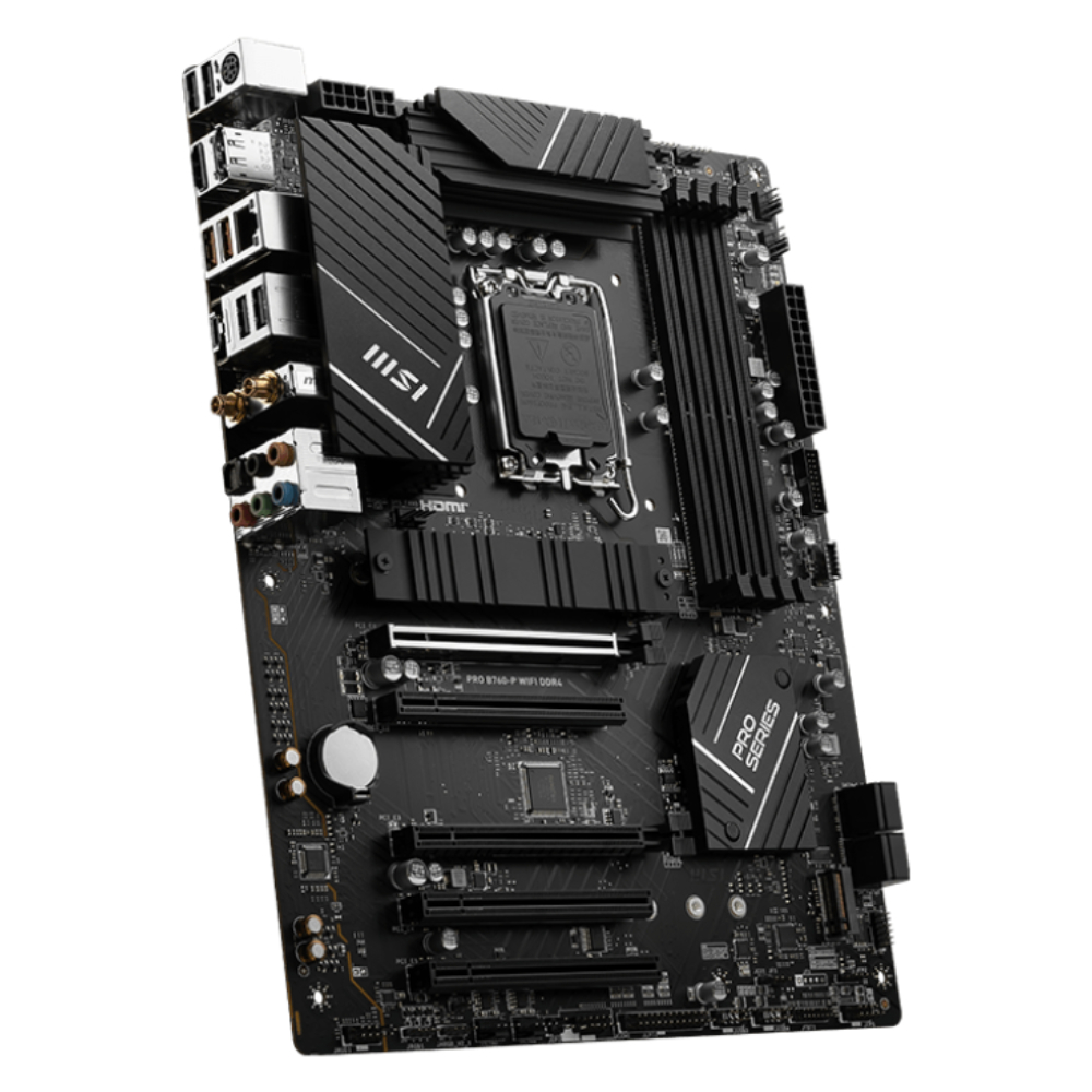 MSI PRO B760-P WIFI DDR4 5333MHz(OC) DDR4 Soket 1700 M.2 HDMI DP ATX Anakart