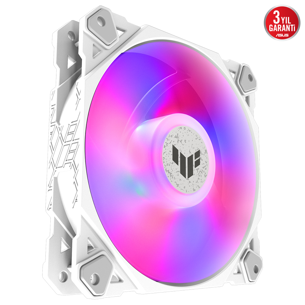 ASUS TUF GAMING TF120 ARGB Beyaz 120mm Kasa Fanı