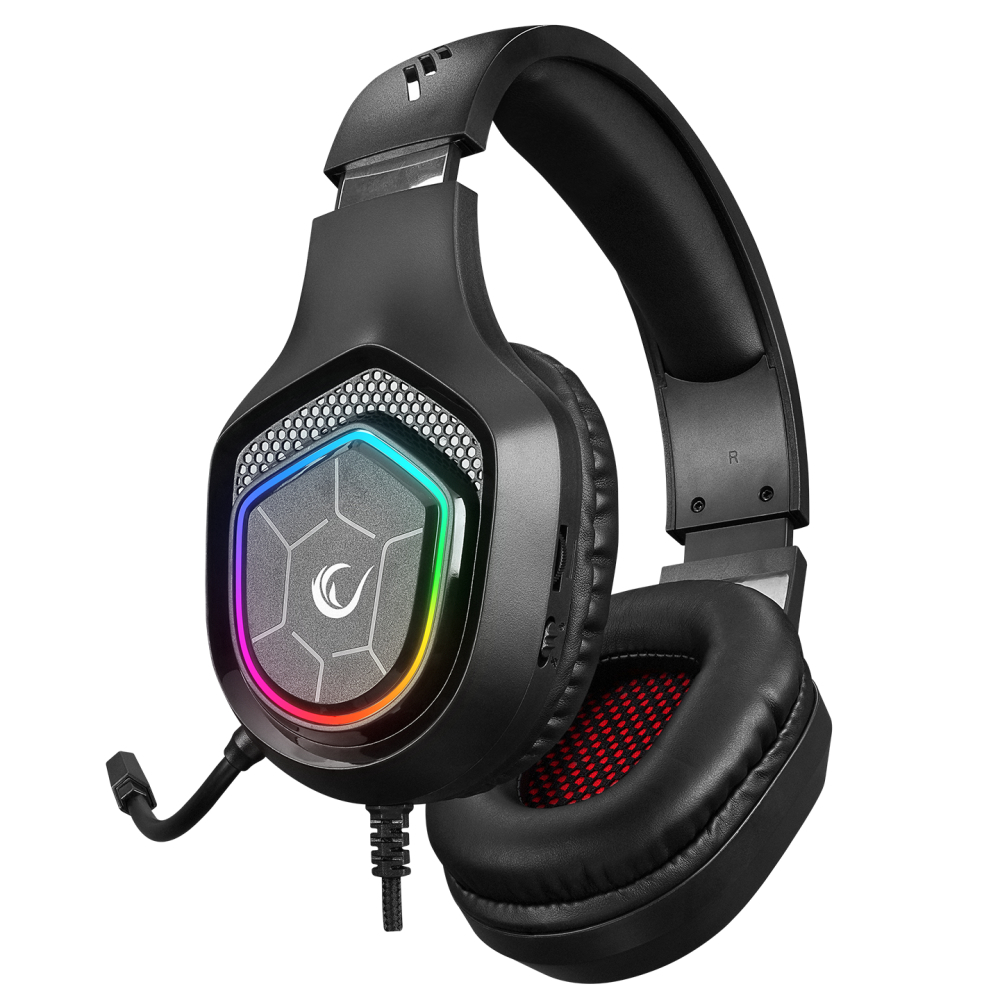 Rampage RM-K90 VECTOR RGB Siyah Mikrofonlu Gaming Kulaklık