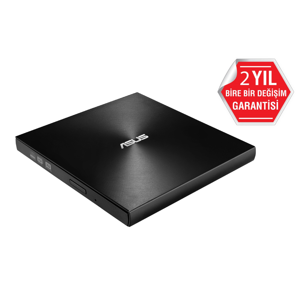 ASUS ZenDrive U9M Windows ve Mac OS USB Type-C M-DISC Ultra İnce Taşınabilir 8X DVD Siyah Harici Yazıcı