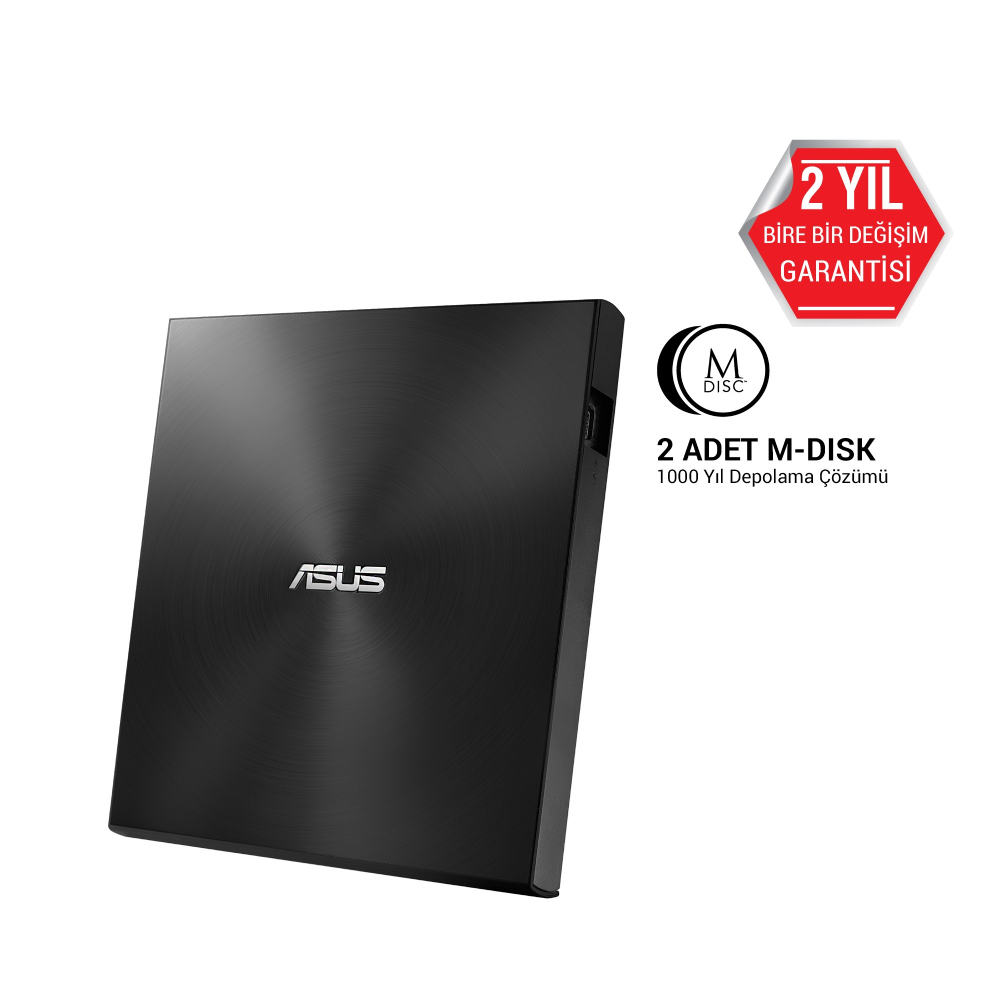 ASUS ZenDrive U7M Siyah Harici 8X Siyah DVD Yazıcı