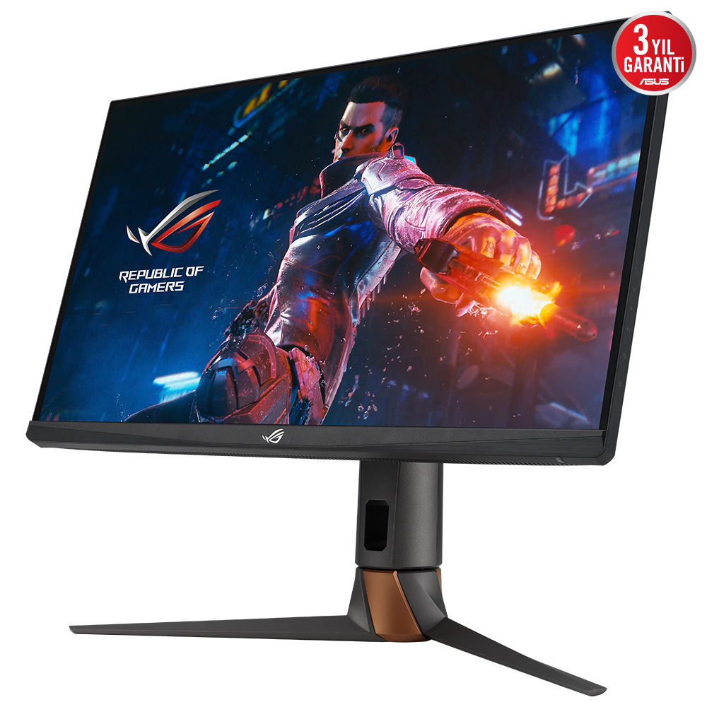 ASUS ROG SWIFT PG27AQN 27" 360Hz 1ms HDMI DP USB 3.2 G-Sync Pivot HDR10 QHD UltraFast IPS Siyah Gaming Monitör