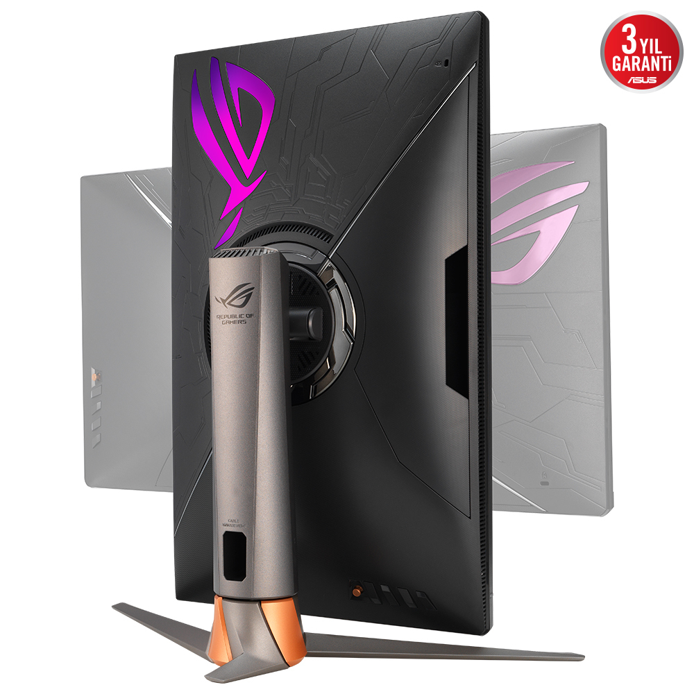 ASUS ROG SWIFT PG27AQN 27" 360Hz 1ms HDMI DP USB 3.2 G-Sync Pivot HDR10 QHD UltraFast IPS Siyah Gaming Monitör