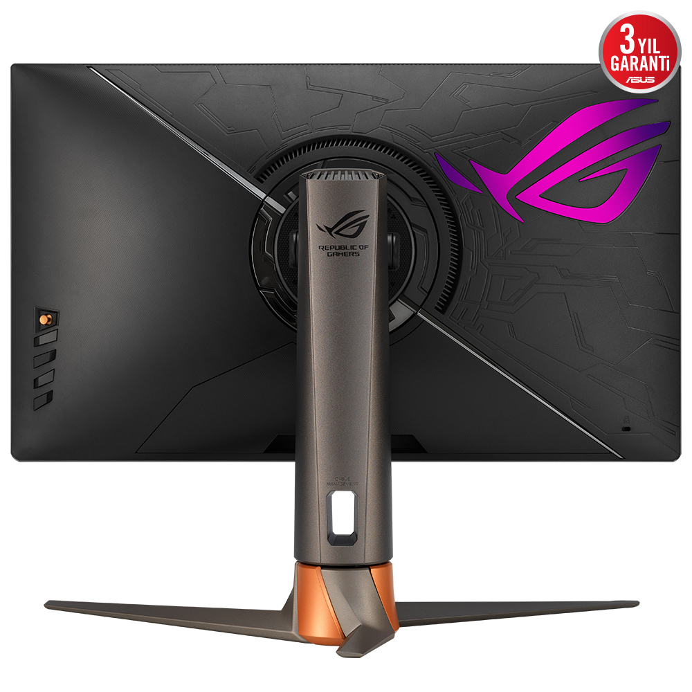 ASUS ROG SWIFT PG27AQN 27" 360Hz 1ms HDMI DP USB 3.2 G-Sync Pivot HDR10 QHD UltraFast IPS Siyah Gaming Monitör