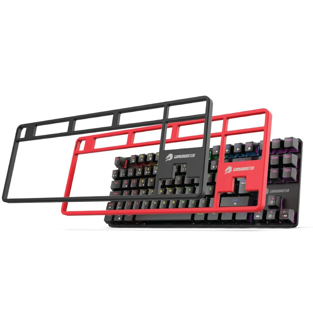 GameBooster GM06B PLUS Core Plus Red Switch Rainbow Aydınlatmalı 88 Tuş Mekanik Gaming Klavye