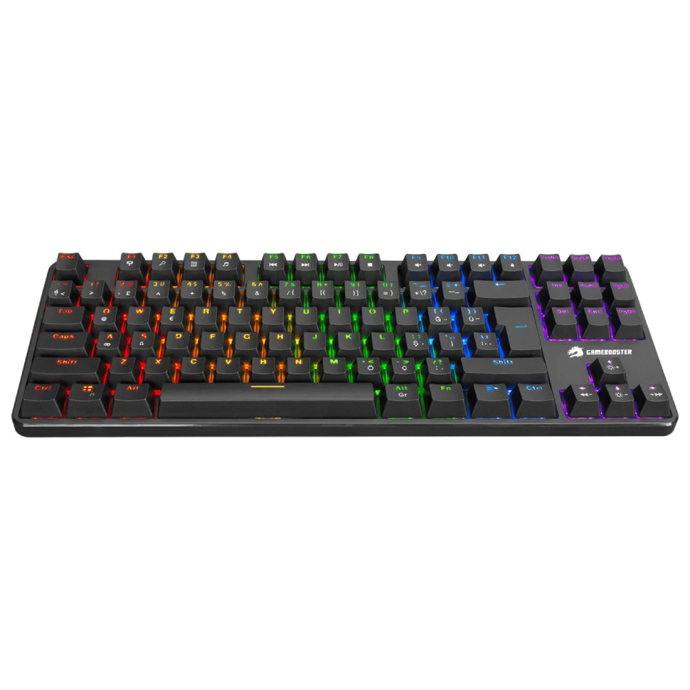GameBooster GM06B PLUS Core Plus Red Switch Rainbow Aydınlatmalı 88 Tuş Mekanik Gaming Klavye