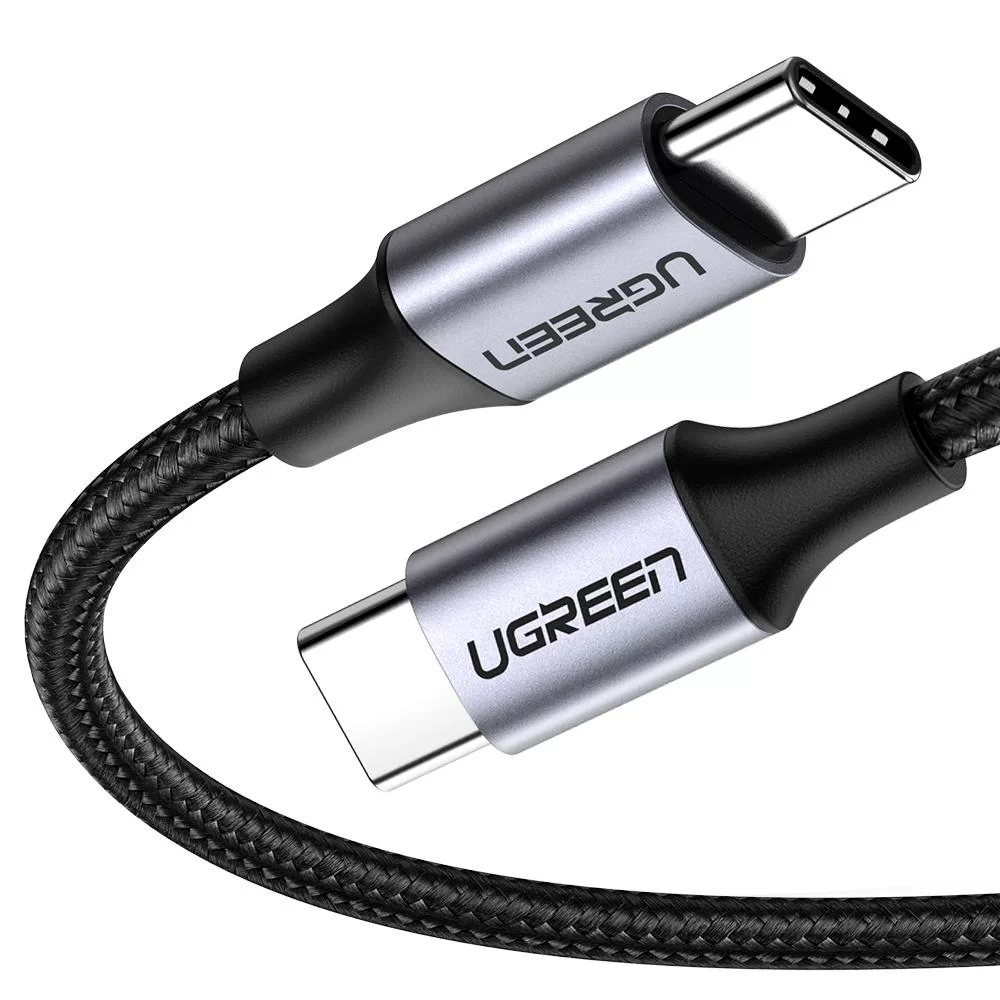 UGREEN Type-C to Type-C 3A 1 Metre Hızlı Data ve Şarj Kablosu