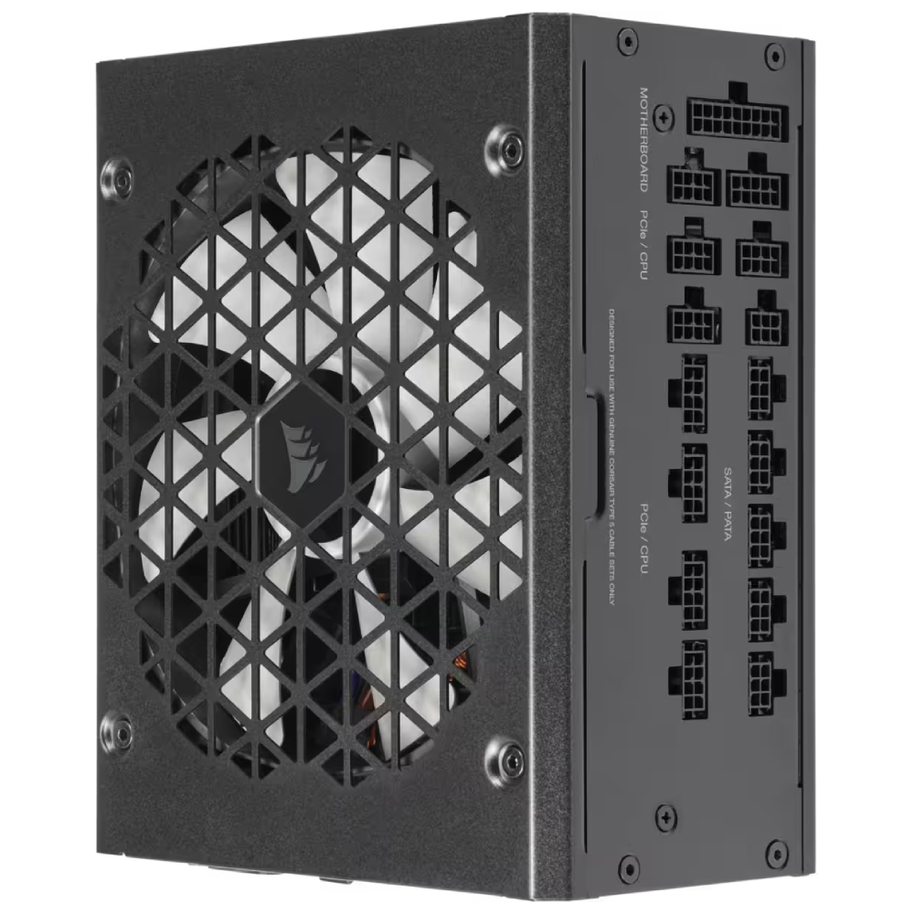 CORSAIR RM1200x Shift 1200W 80+ Gold PCI 5.0 ATX 3.0 Siyah Full Modüler 135mm Fanlı PSU