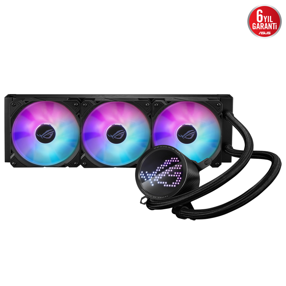 ASUS ROG RYUO III 360 ARGB Anime Matrix LED 360mm İşlemci Sıvı Soğutucu