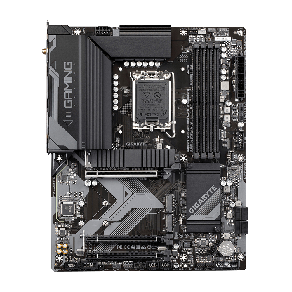 GIGABYTE B760 GAMING X AX 7600MHz(OC) DDR5 Soket 1700 M.2 HDMI DP ATX Anakart