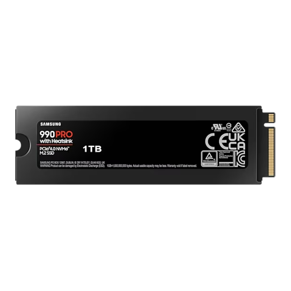 SAMSUNG 1TB 990 PRO NVMe 2.0 Gen4 HeatSink M.2 2280 SSD ( 7540MB Okuma / 6900MB Yazma)