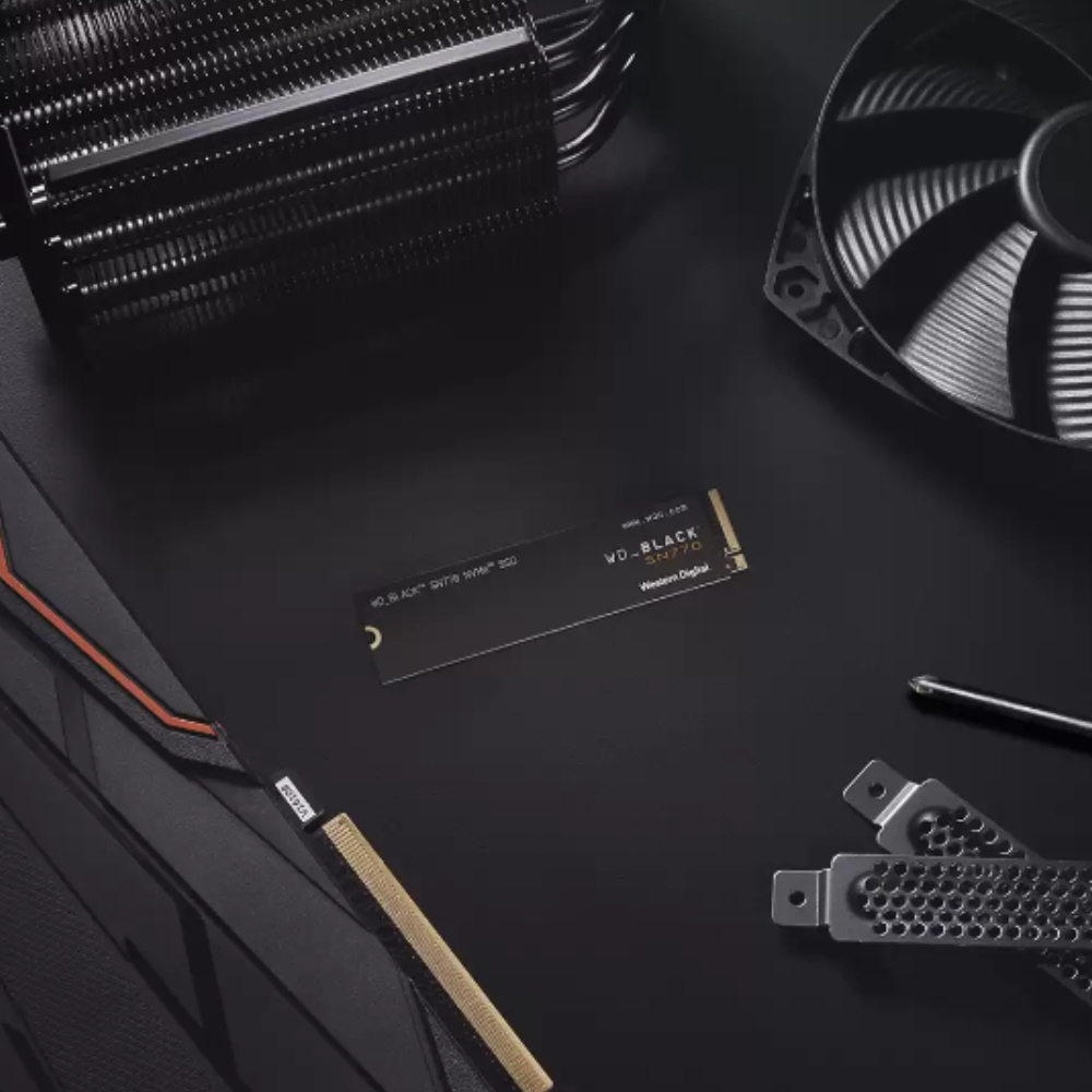 WD BLACK 1TB SN770 Gen4 NVMe M.2 SSD (5150MB Okuma / 4900MB Yazma)