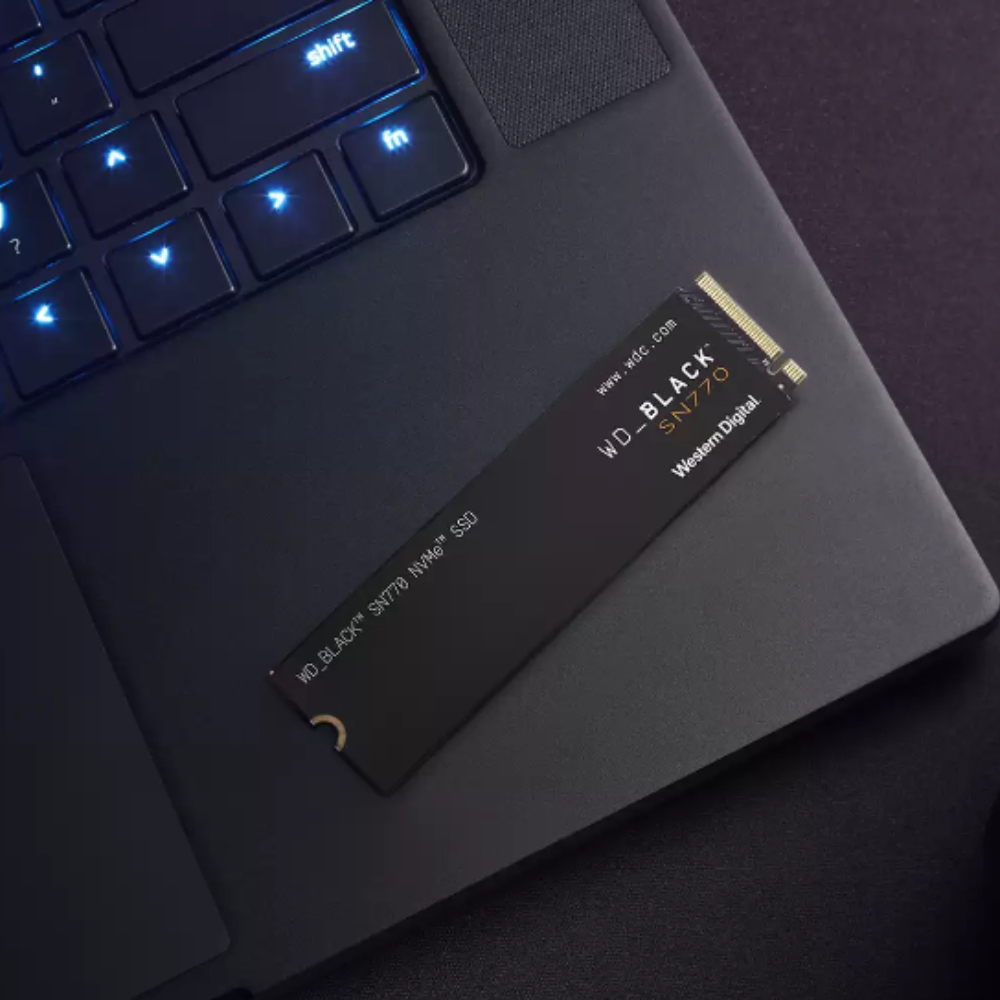 WD BLACK 1TB SN770 Gen4 NVMe M.2 SSD (5150MB Okuma / 4900MB Yazma)