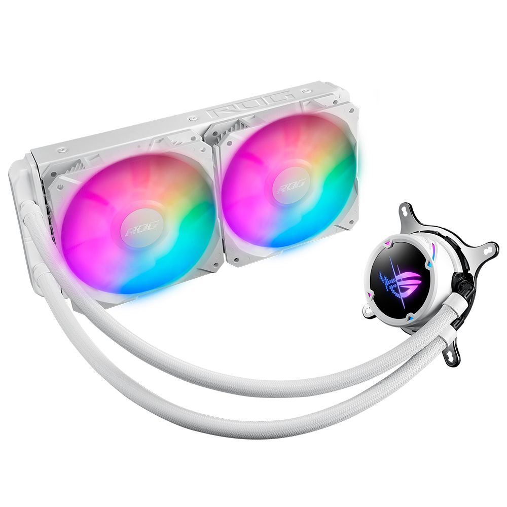 ASUS ROG STRIX LC II ARGB White Edition 240mm İşlemci Sıvı Soğutucu görsel 1