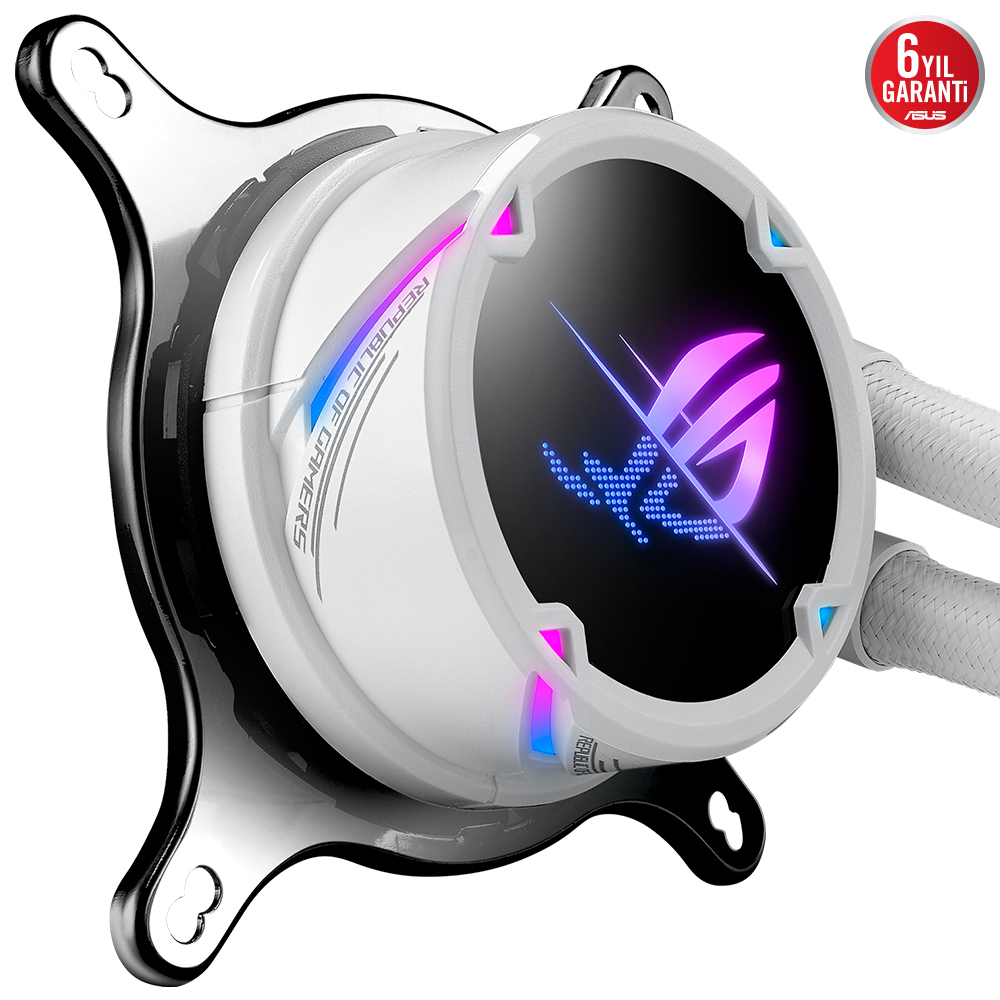 ASUS ROG STRIX LC II 240 V2 240mm Beyaz ARGB İşlemci Sıvı Soğutucu