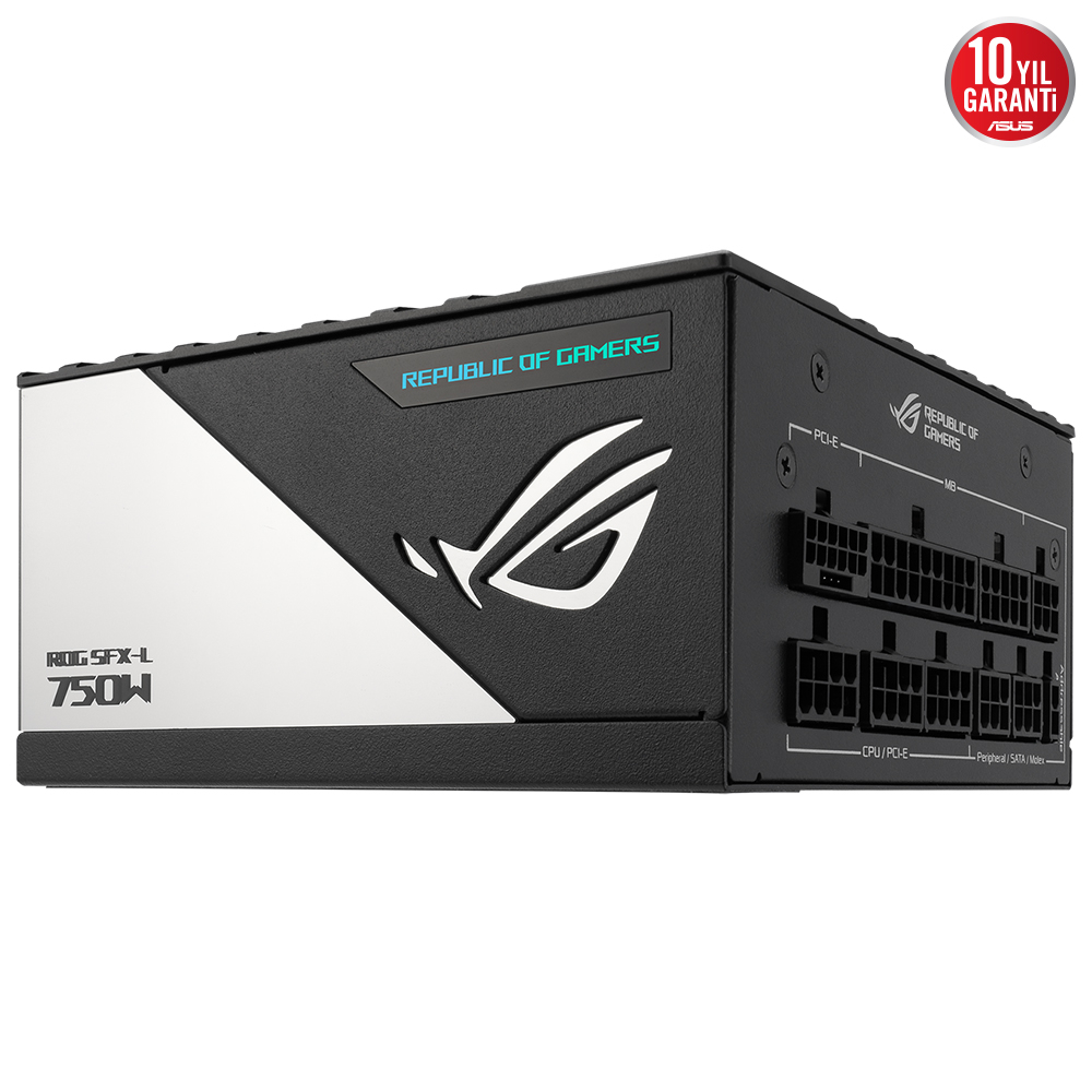 ASUS ROG LOKI SFX-L 750W 80+ Platinum ATX3.1 Gen 5.1 ARGB Full Modüler 120mm Fanlı PSU
