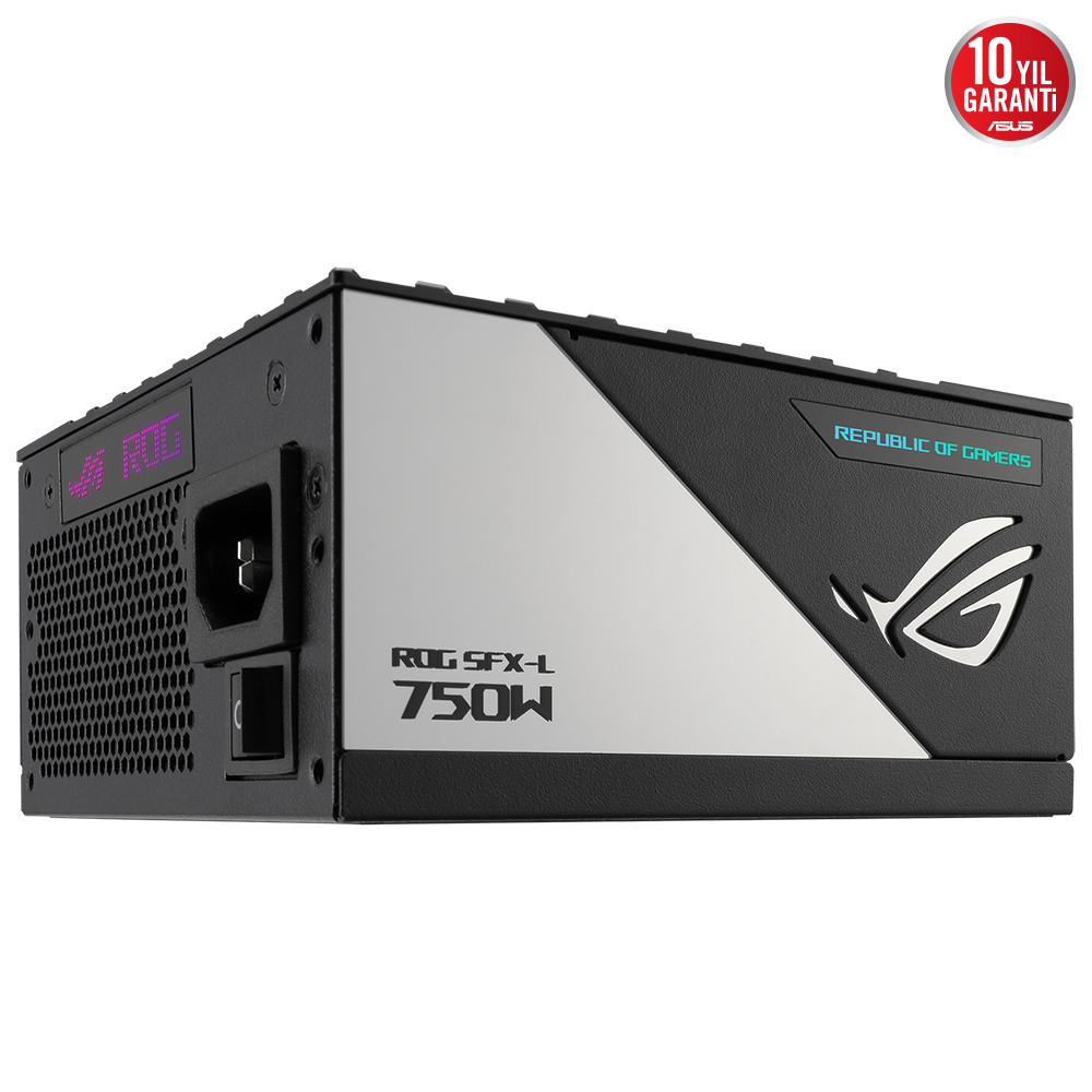 ASUS ROG LOKI SFX-L 750W 80+ Platinum ATX3.1 Gen 5.1 ARGB Full Modüler 120mm Fanlı PSU