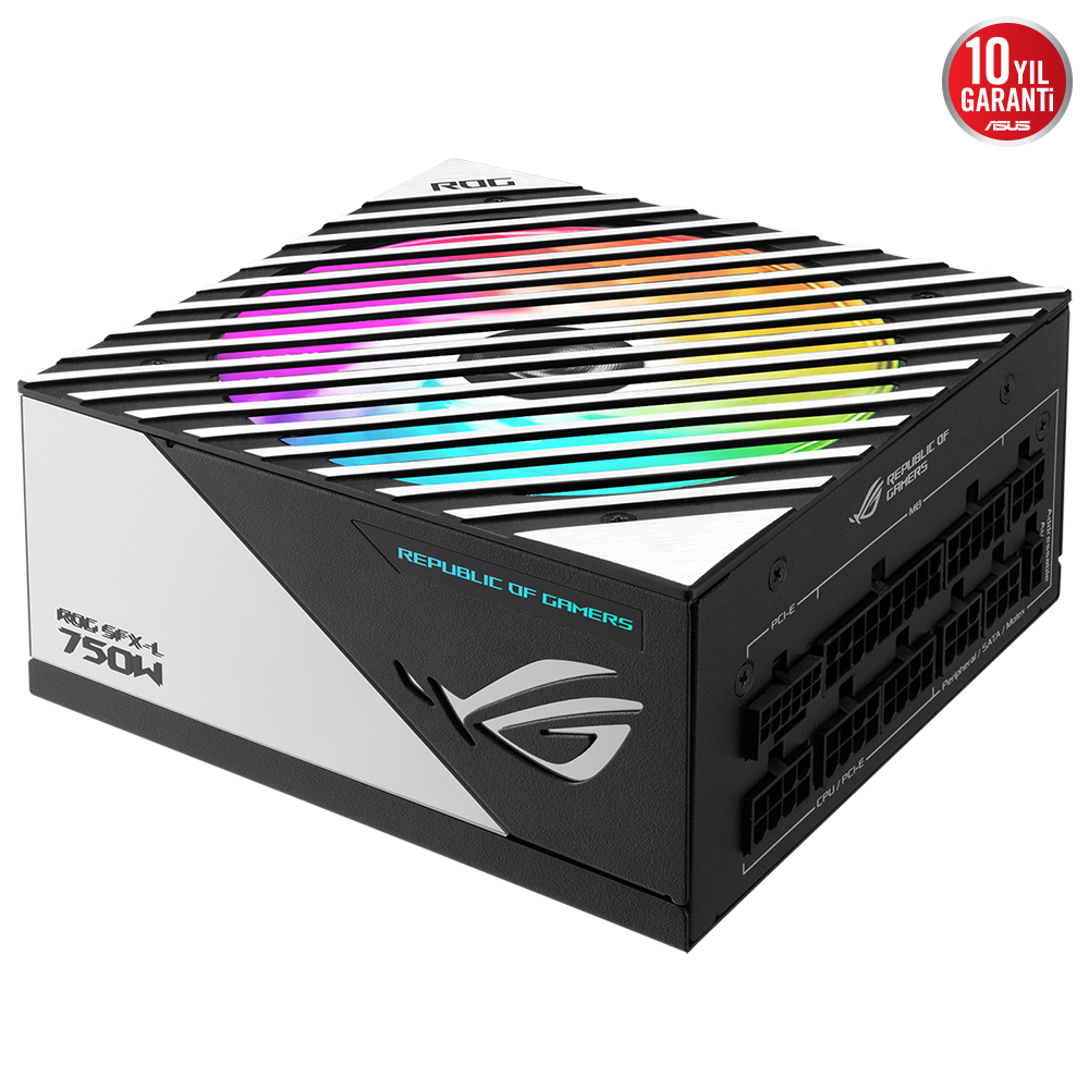 ASUS ROG LOKI SFX-L 750W 80+ Platinum ATX3.1 Gen 5.1 ARGB Full Modüler 120mm Fanlı PSU