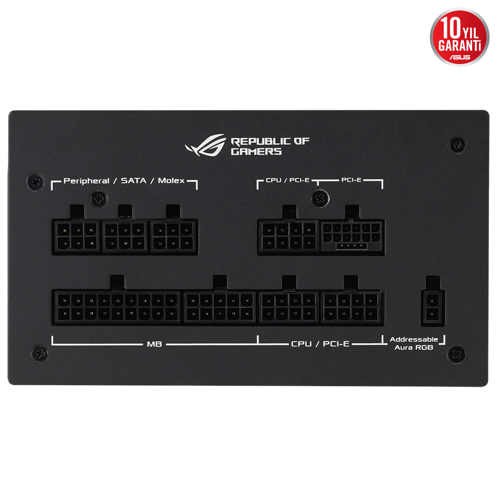 ASUS ROG STRIX 1000W 80+ Gold AURA ATX3.0 PCIe5.0 Full Modüler