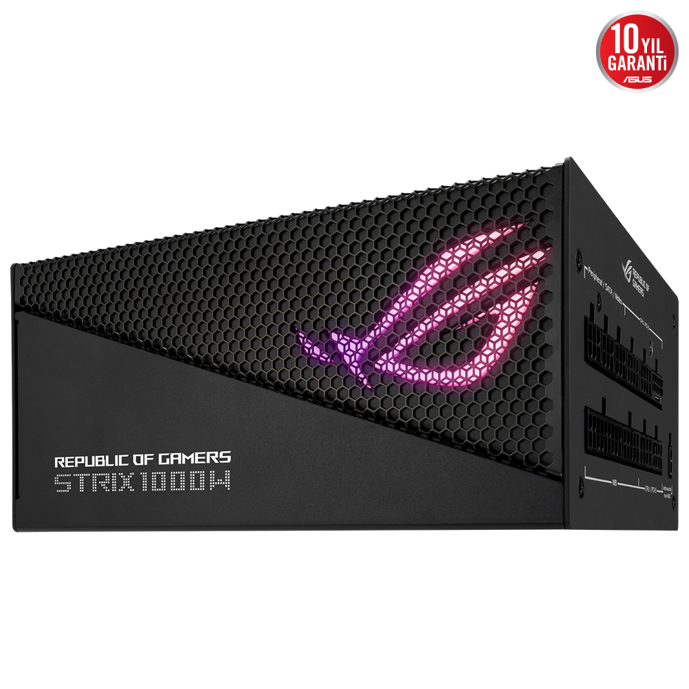 ASUS ROG STRIX 1000W 80+ Gold AURA ATX3.0 PCIe5.0 Full Modüler