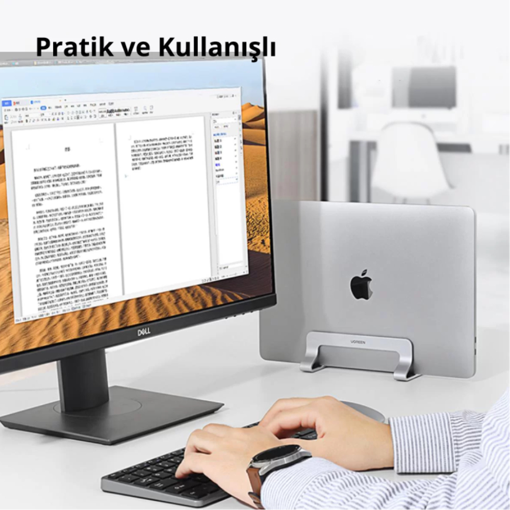 UGREEN Alüminyum Notebook Macbook Dikey Masaüstü Standı