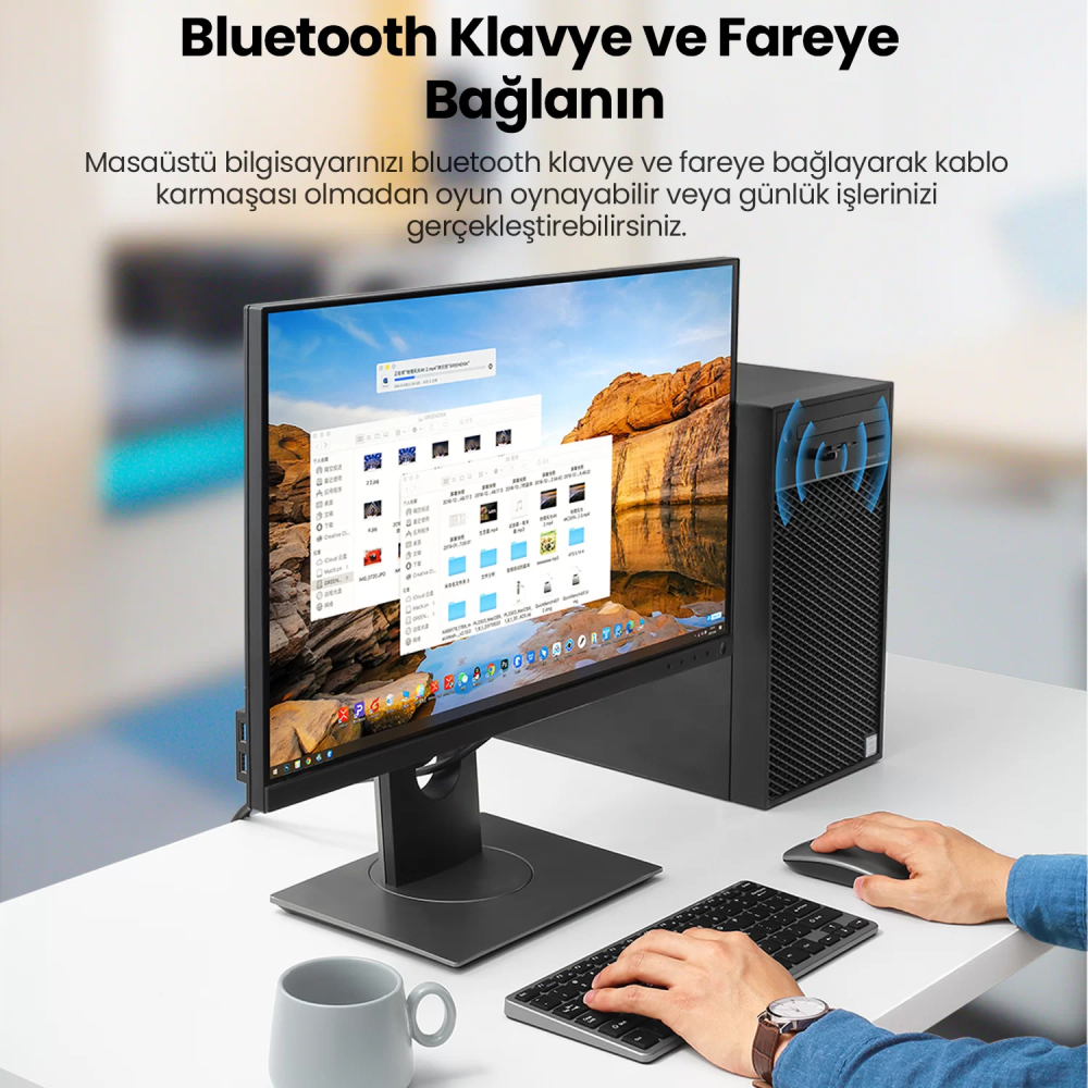 Ugreen Mini USB Dongle Siyah Bluetooth 5.0 Adaptör 