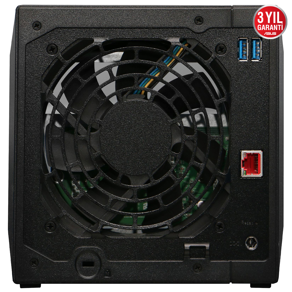 ASUSTOR DRIVESTOR 4 Pro AS3304T Realtek RTD1296 2GB DDR4 4 Yuvalı(4X22TB Desteği)  2.5GbE USB 3.2 NAS Depolama Cihazı