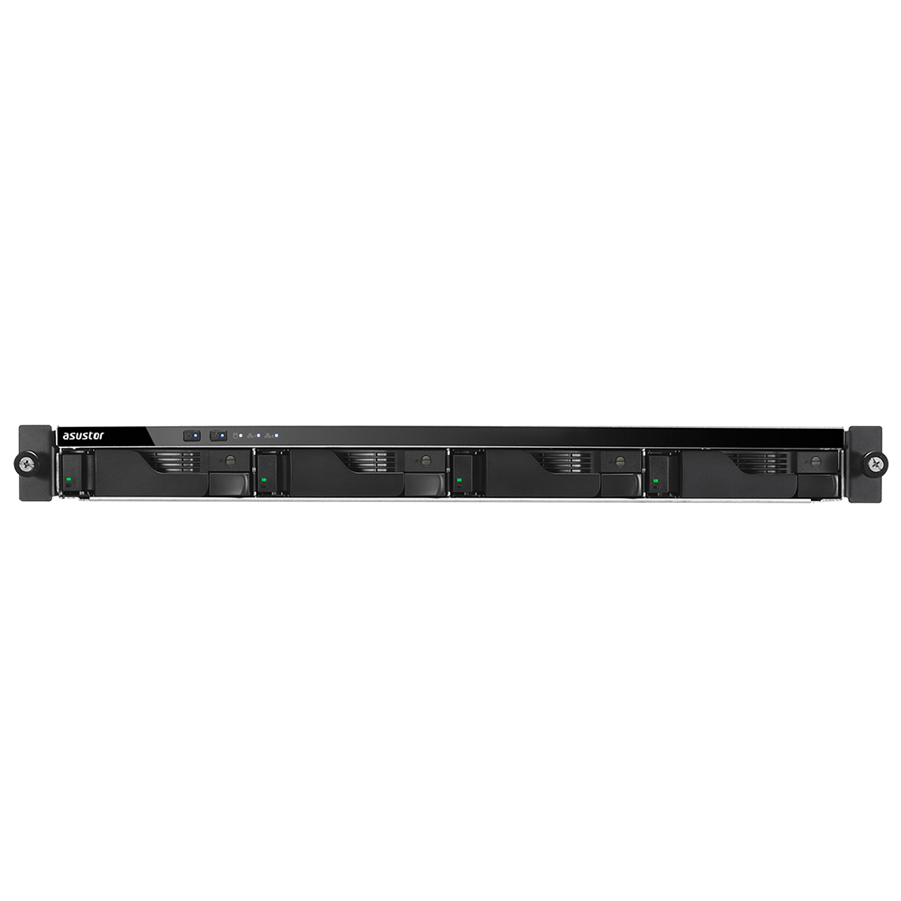 ASUSTOR Lockerstor RD AS6504RD Intel Atom C3538 8GB DDR4(128GB Ram Desteği) 4 Yuvalı(4X20TB Desteği) 1GbE 2.5GbE USB 3.2 PSU NAS Depolama Cihazı