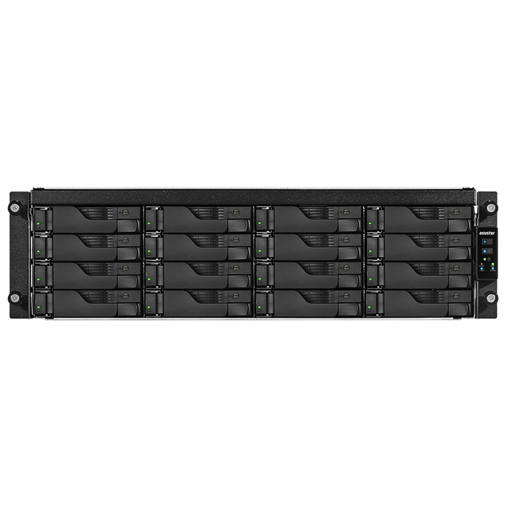 ASUSTOR Lockerstor 16R Pro AS7116RDX Intel E-2224 8GB DDR4 ECC USB 3.2 PSU NAS Depolama Cihazı