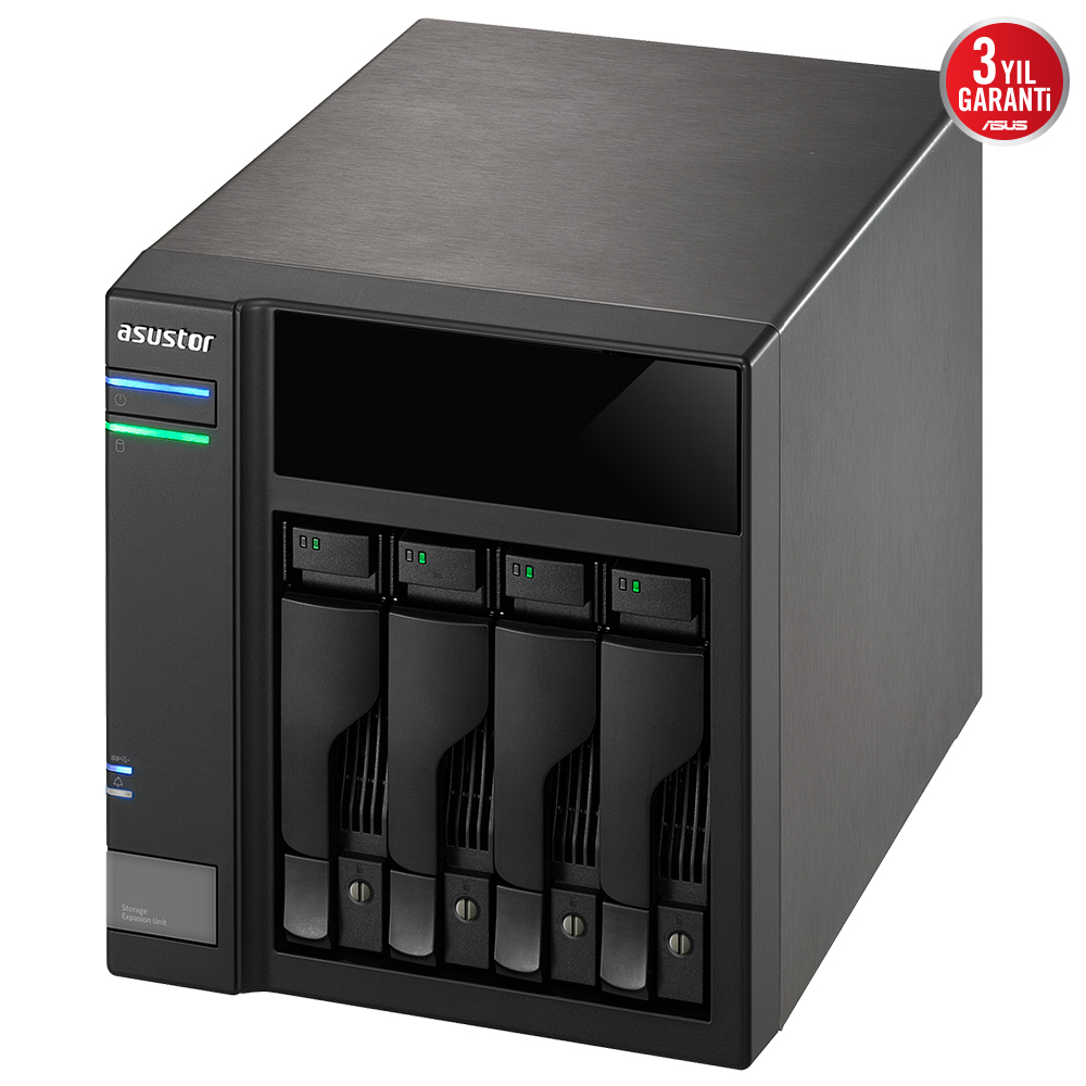ASUSTOR AS6004U 4 Yuvalı 4X18TB Desteği NAS Depolama Genişletici