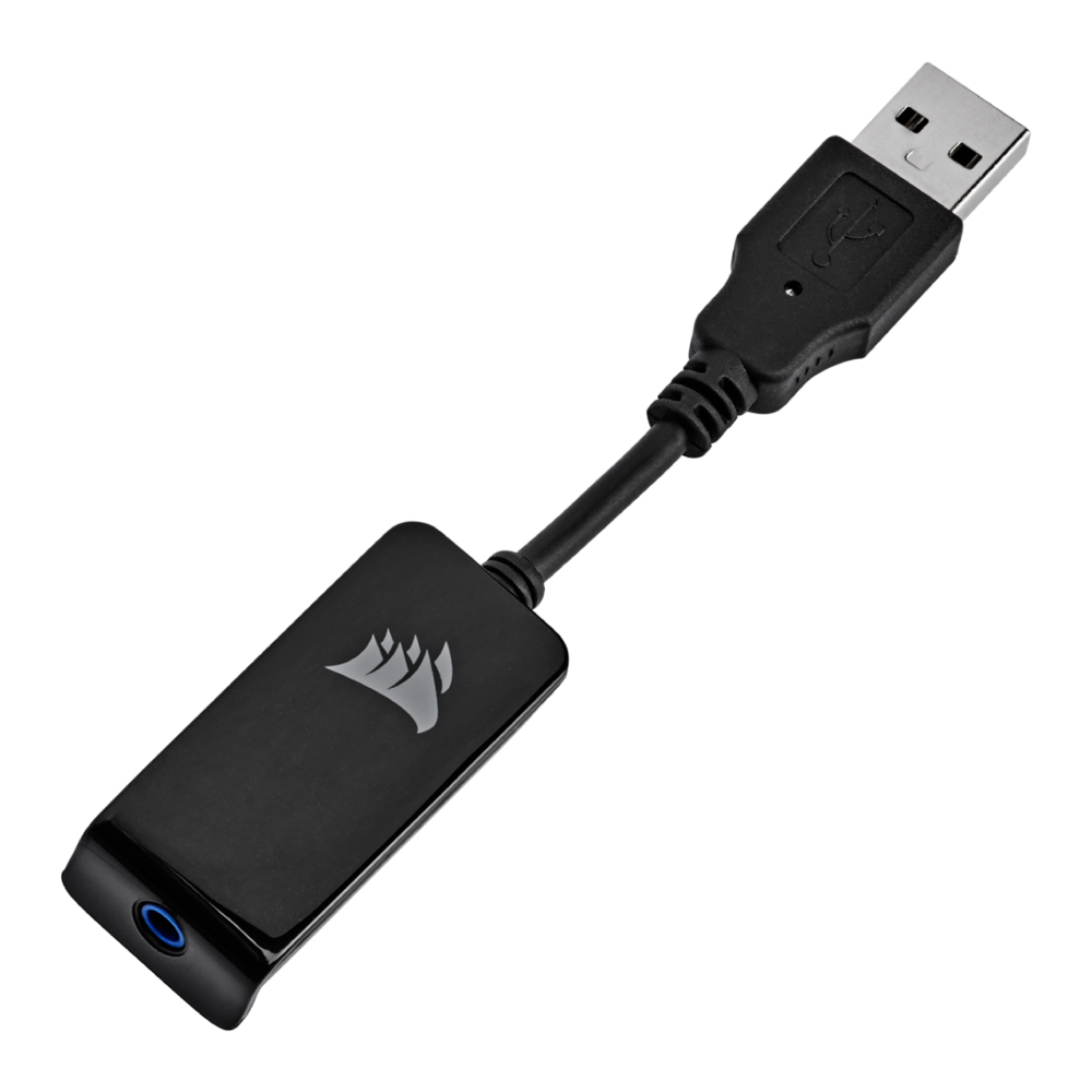 CORSAIR HS55 Surround USB Dolby Audio 7.1 Surround Siyah Kablolu Gaming Kulaklık