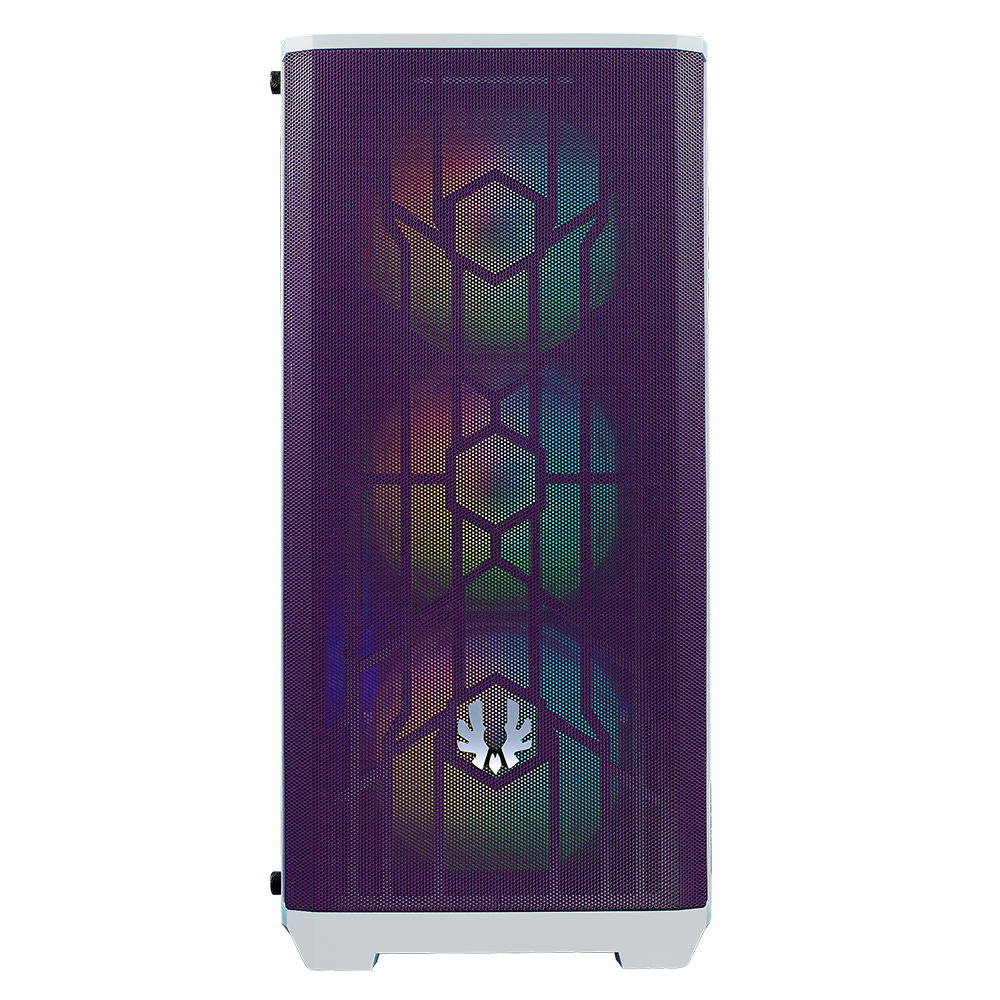 BitFenix Nova Mesh SE Tempered Glass RGB USB 3.0 White Purple ATX Mid Tower Kasa