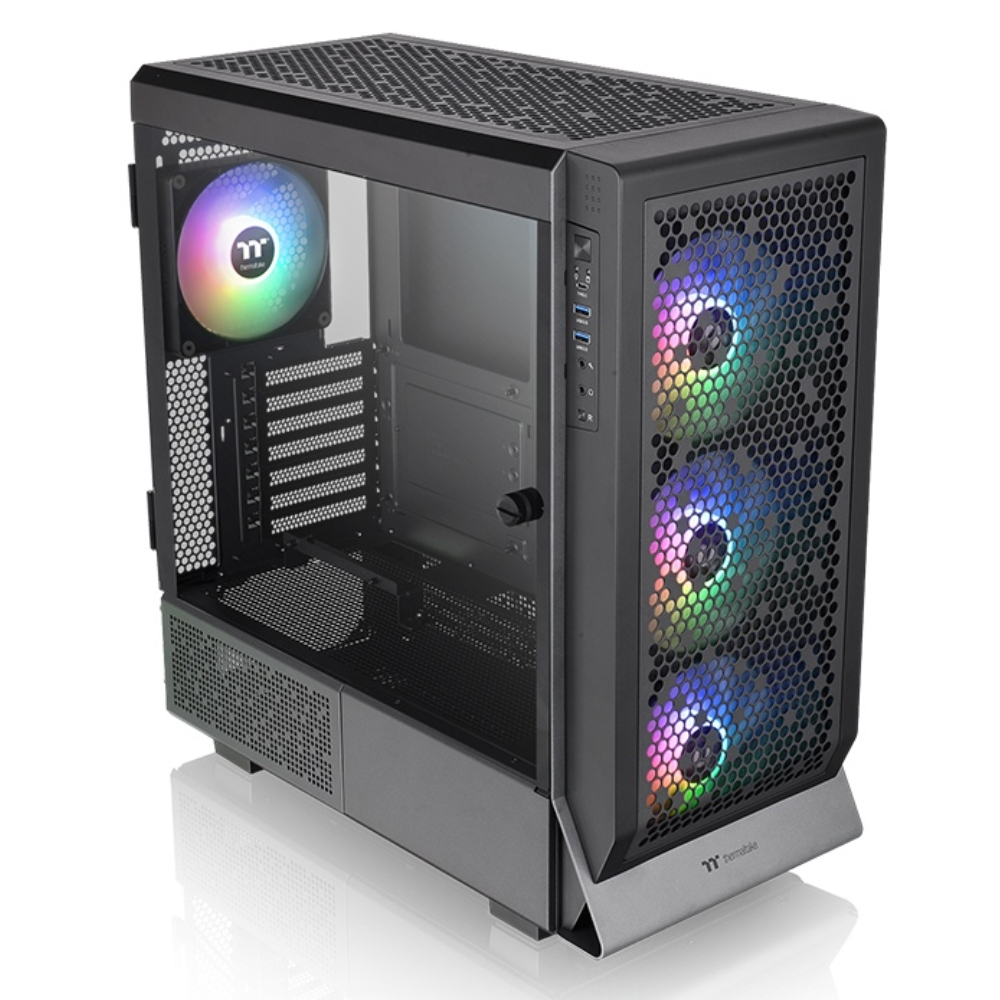 Thermaltake Ceres 500 TG ARGB USB 3.2 Type-C E-ATX Mid Tower Kasa görsel 1