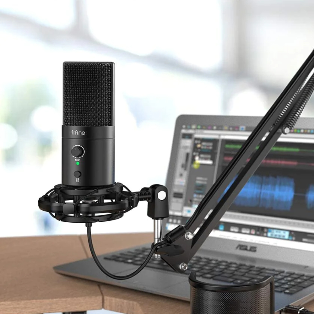 Fifine T683 USB Condenser Podcast Kayit Mikrofon Seti | ITOPYA